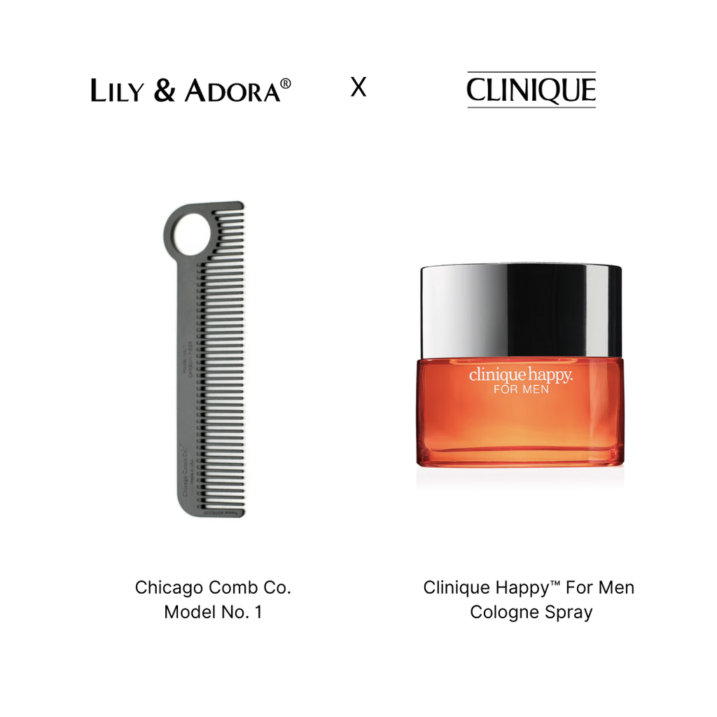 Clinique Happy™ For Men Cologne Spray + Chicago Comb Model No. 1